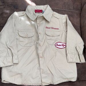 Radio Flyer Toddler Beige Long Sleeved Shirt size 3T